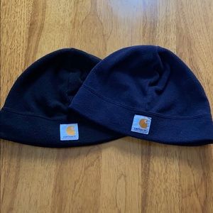 Two men’s Carhartt fleece beanies